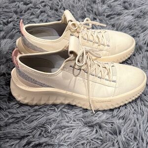 Cole Haan Women's Off-White and Gray Sneakers